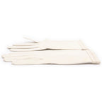 Hermes Vintage Leather Gloves White — view 3