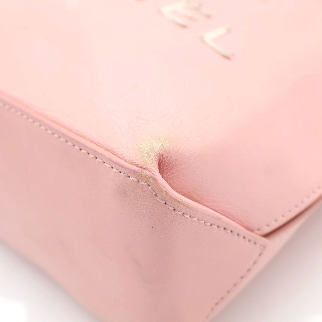 Chanel Minihandbag Pink Leather Handbag — view 6