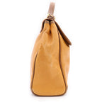Loewe Anagram 2-Way Shoulder Bag Brown Leather Gold — view 3