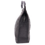 Hermes Her Line Tote Black Gray Canvas — view 3