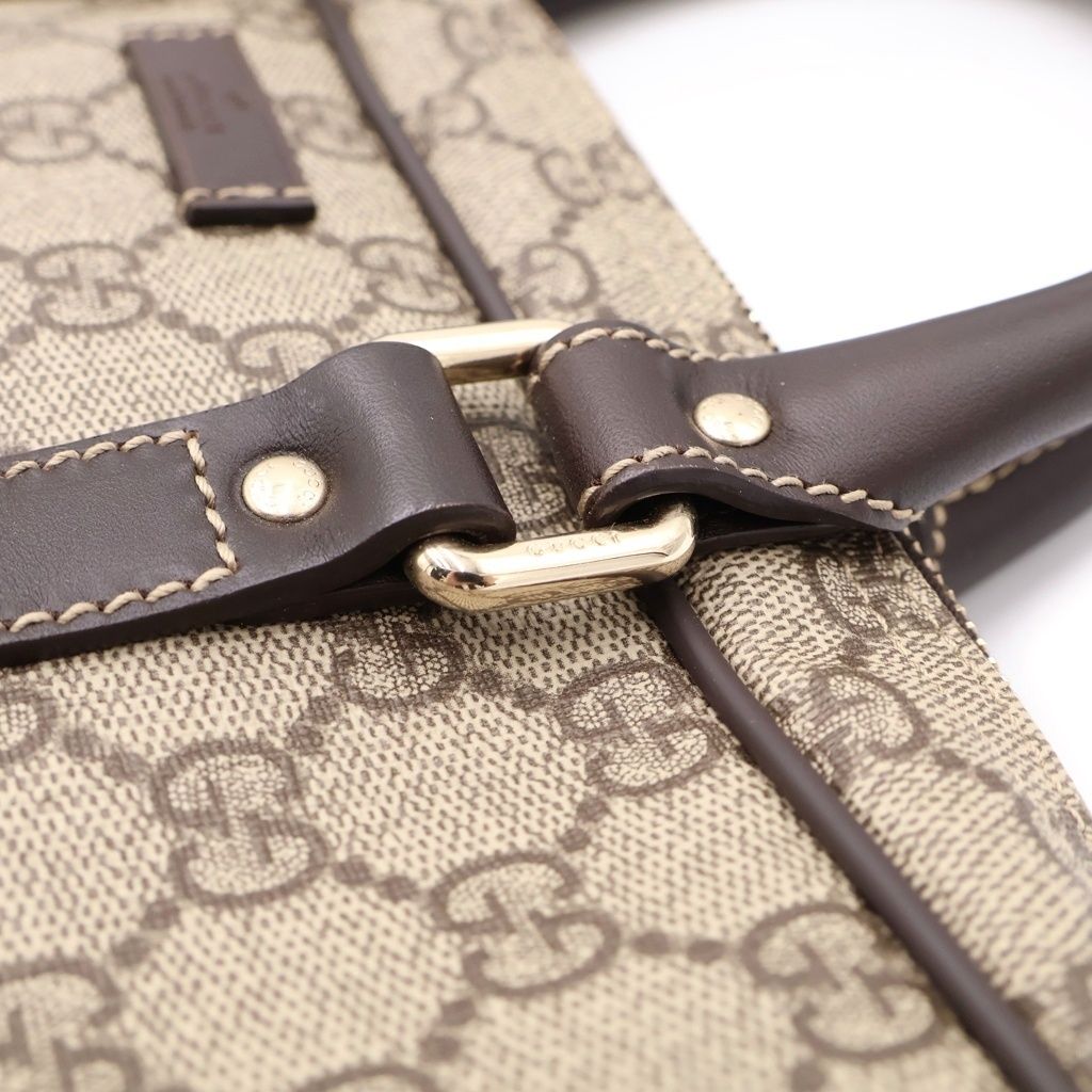 Gucci 2-Way GG puri ndback Bree Beige Handbag — view 6