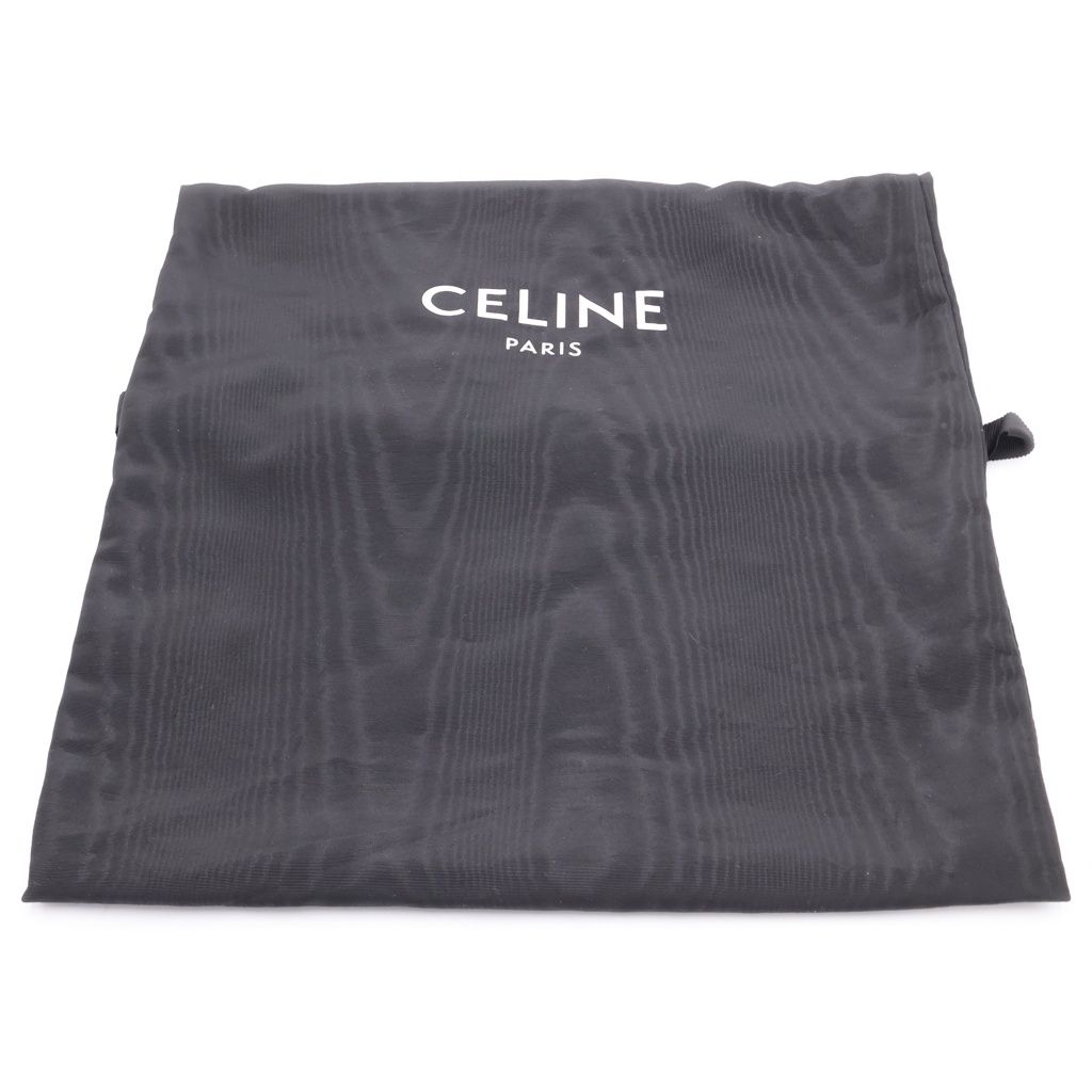 Celine Hippopotamus Canvas 2-Way Tote Shoulder Bag Beige Black — view 7