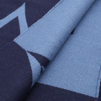 Louis Vuitton Cashmere scarf Shawl Navy — view 3