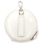 Prada Leather nd Coin Case Key Holder White — view 2