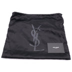 Saint Laurent Paris Logo Clutch ndbag Gold Leather — view 7