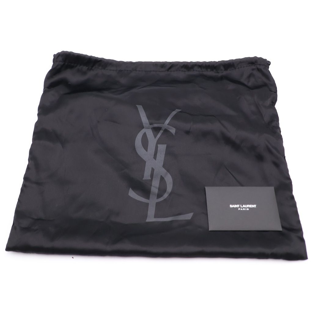 Saint Laurent Paris Logo Clutch ndbag Gold Leather — view 7