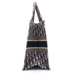 Dior Oblique Book Tote Navy Canvas — view 3