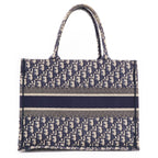 Dior Oblique Book Tote Navy Canvas — view 2