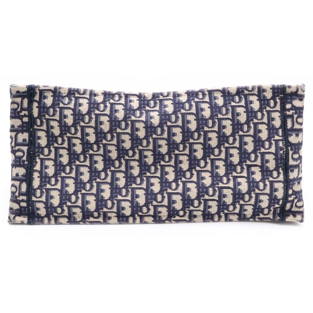 Dior Oblique Book Tote Navy Canvas — view 4