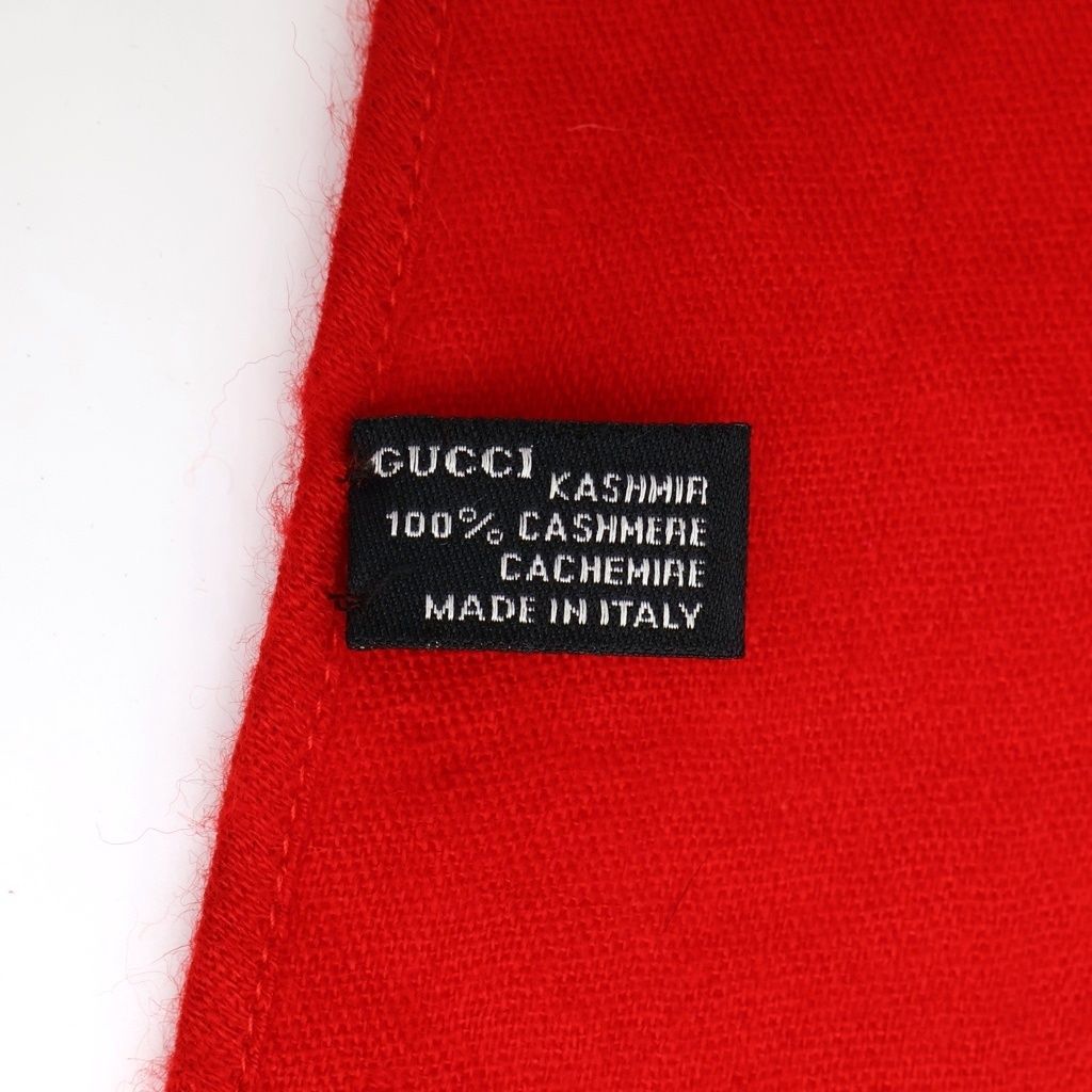 Gucci GG All Over Pattern Pretend cashmereshawl Scarf — view 6