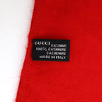 Gucci GG All Over Pattern Pretend cashmereshawl Scarf — view 6