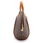 Louis Vuitton Monogram Ellipse Handbag Brown Leather Gold — view 3