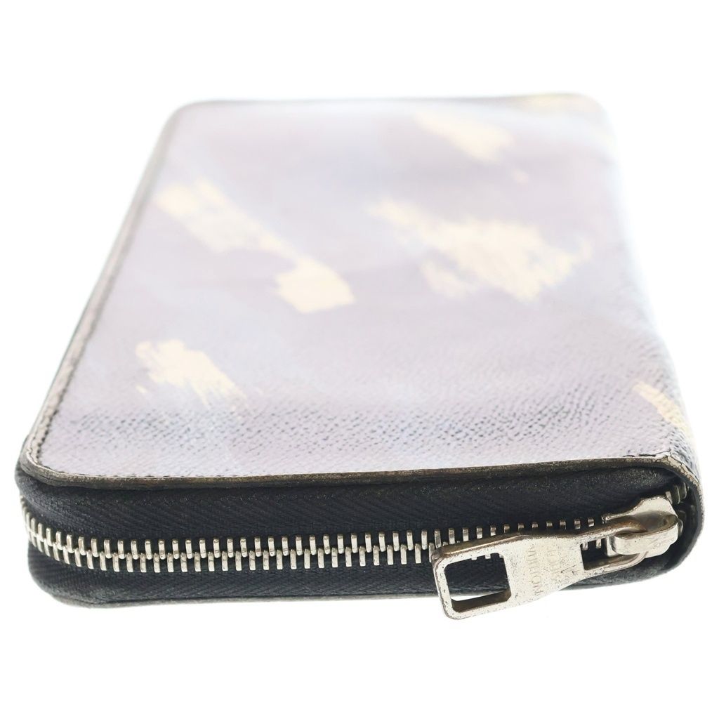 Louis Vuitton Zippy gunizer Camouflage Ju Longwallet Blue White Wallet — view 3