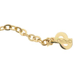 Dior Heart Rhinestone Necklace Gold — view 6