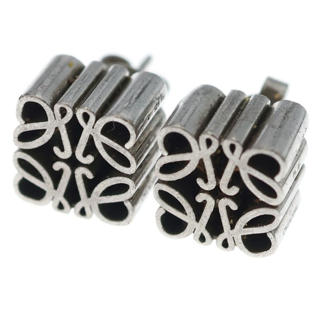 Loewe Anagram Earrings Silver