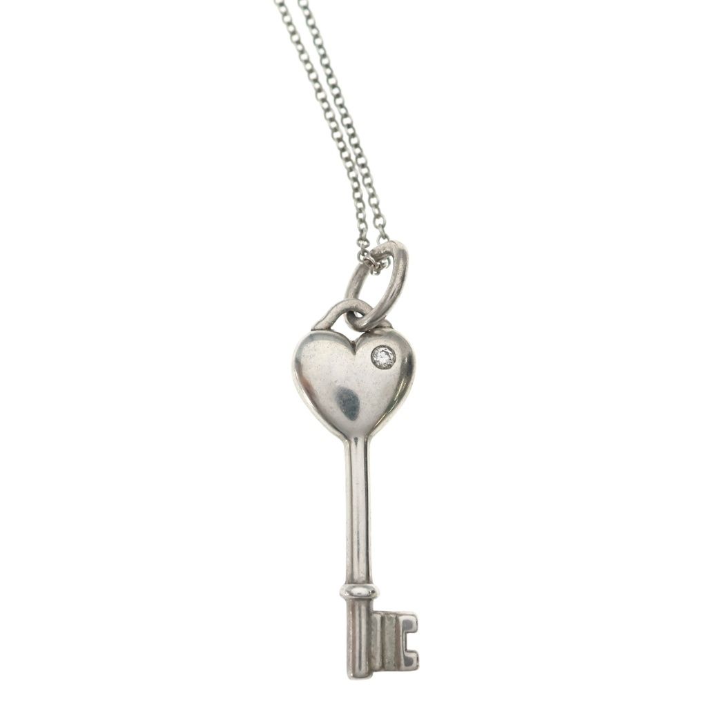 Tiffany & Co Heart Diamond Necklace — view 3