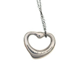 Tiffany & Co Open Heart Pink Saffiano Necklace — view 5