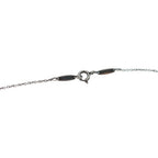 Tiffany & Co Open Heart Pink Saffiano Necklace — view 4