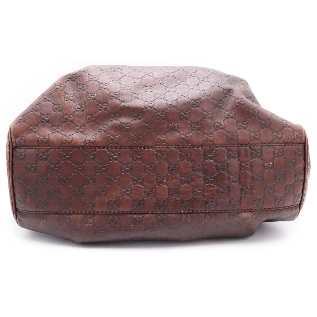 Gucci Guccissima Leather Tote Brown Gold — view 4