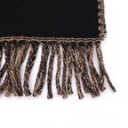 Gucci Interlocking Bicolor Cashmere Pretend scarf Black Beige — view 3