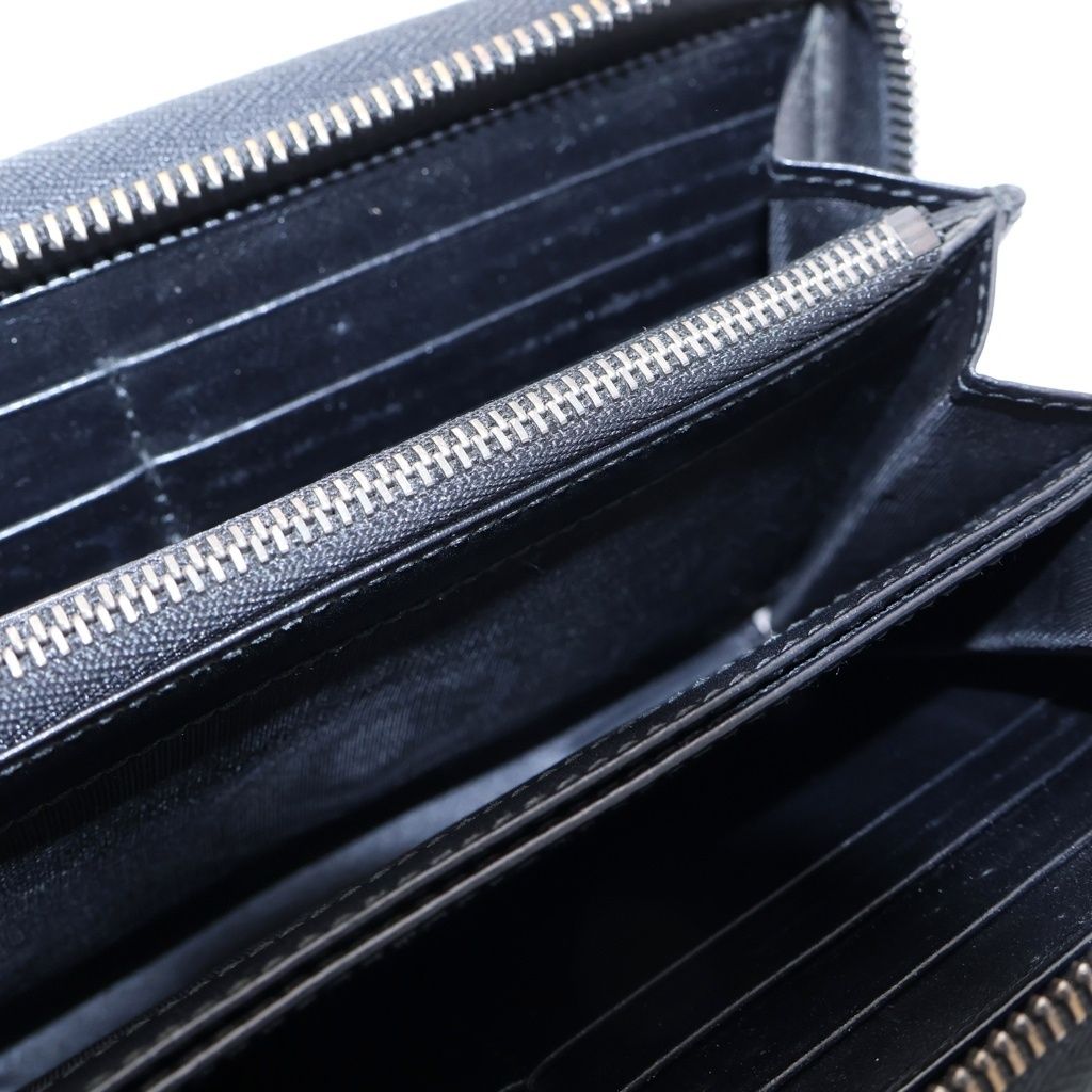 Gucci GG Canvas Longwallet Wallet Black — view 4