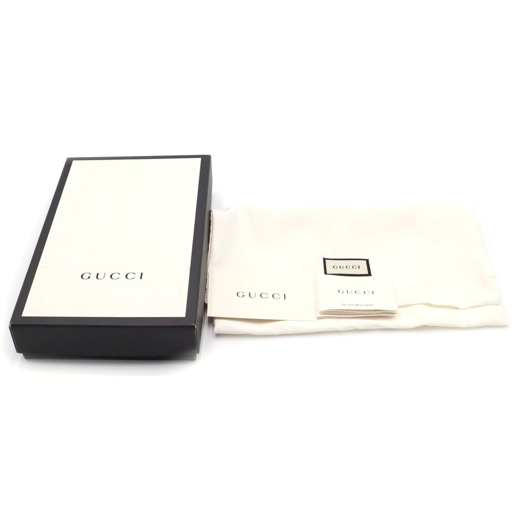 Gucci GG Canvas Longwallet Wallet Black — view 6