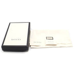 Gucci GG Canvas Longwallet Wallet Black — view 6