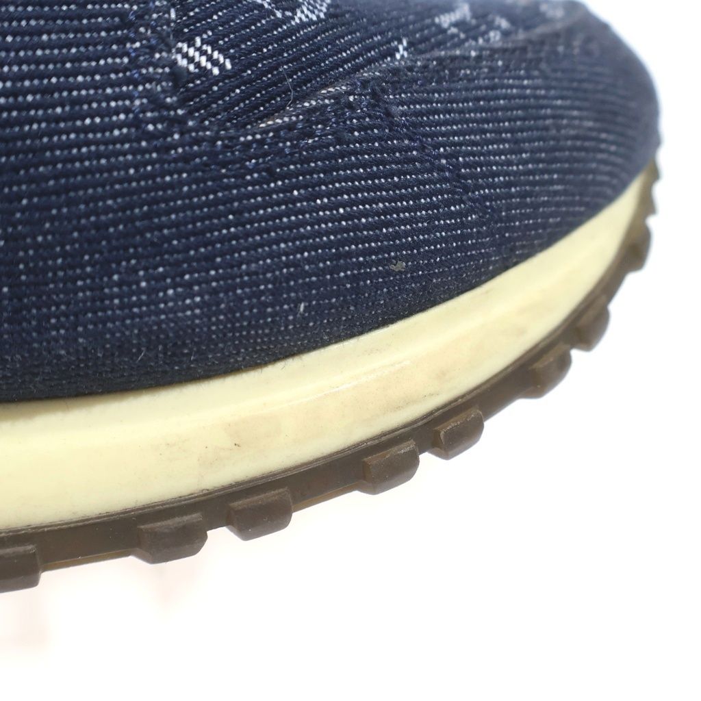 Louis Vuitton Monogram Denim suup Low Cut Shu Sneakers Indigo — view 6