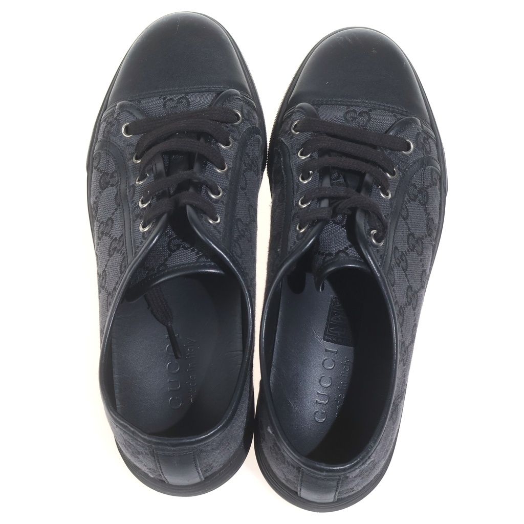 Gucci GG Canvas Low Cut Sneakers Black — view 4