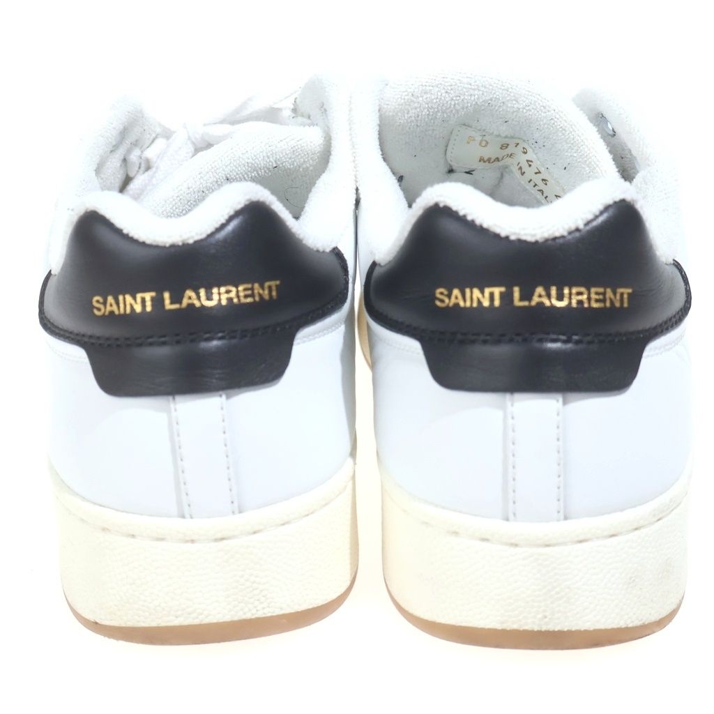 Saint Laurent Paris Low Cut Sneakers White Leather — view 3