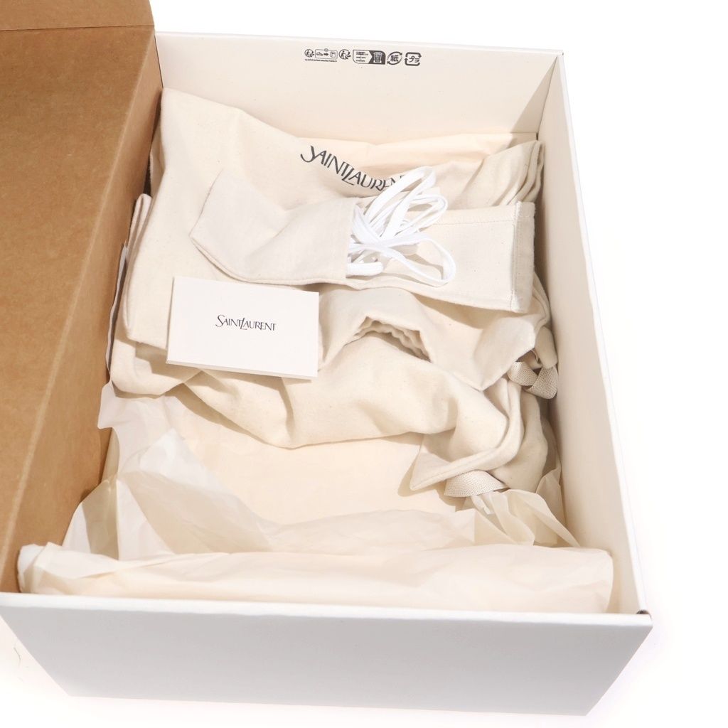 Saint Laurent Paris Low Cut Sneakers White Leather — view 6