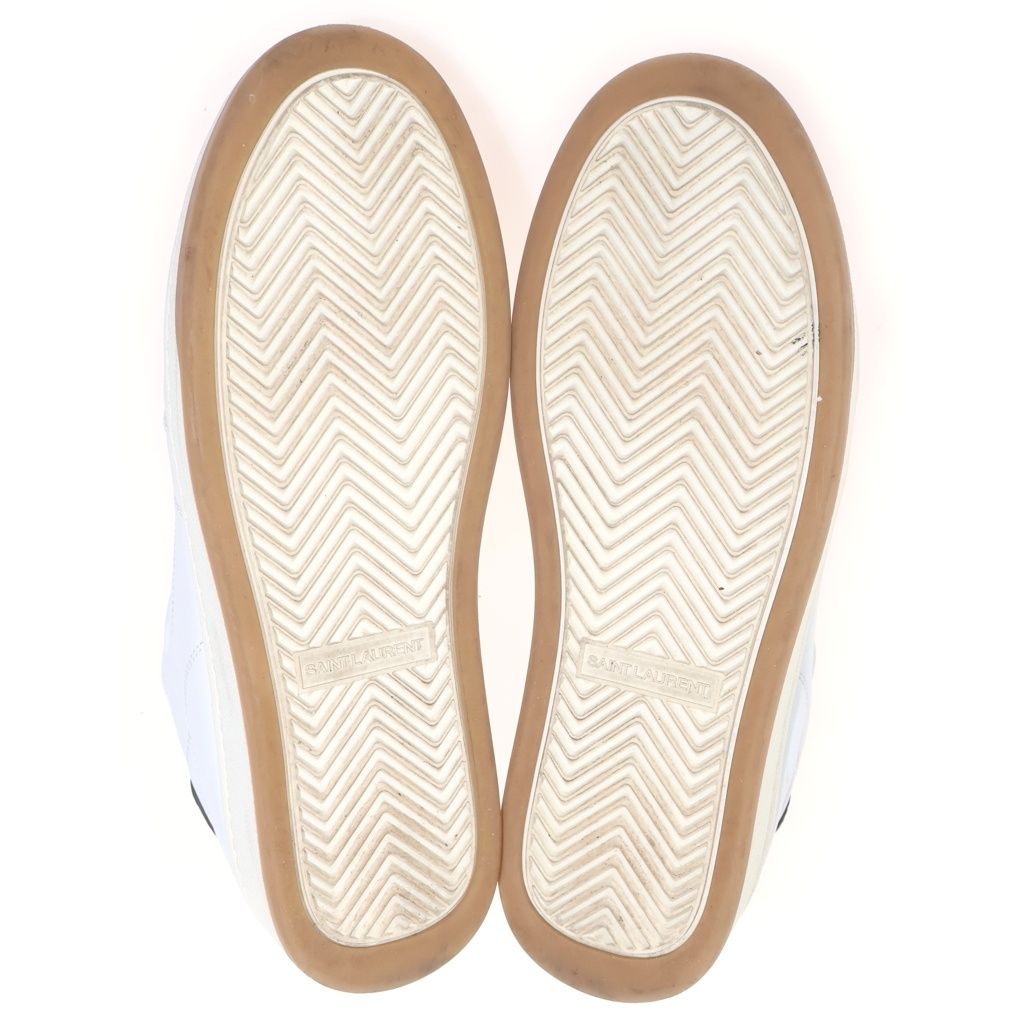 Saint Laurent Paris Low Cut Sneakers White Leather — view 5