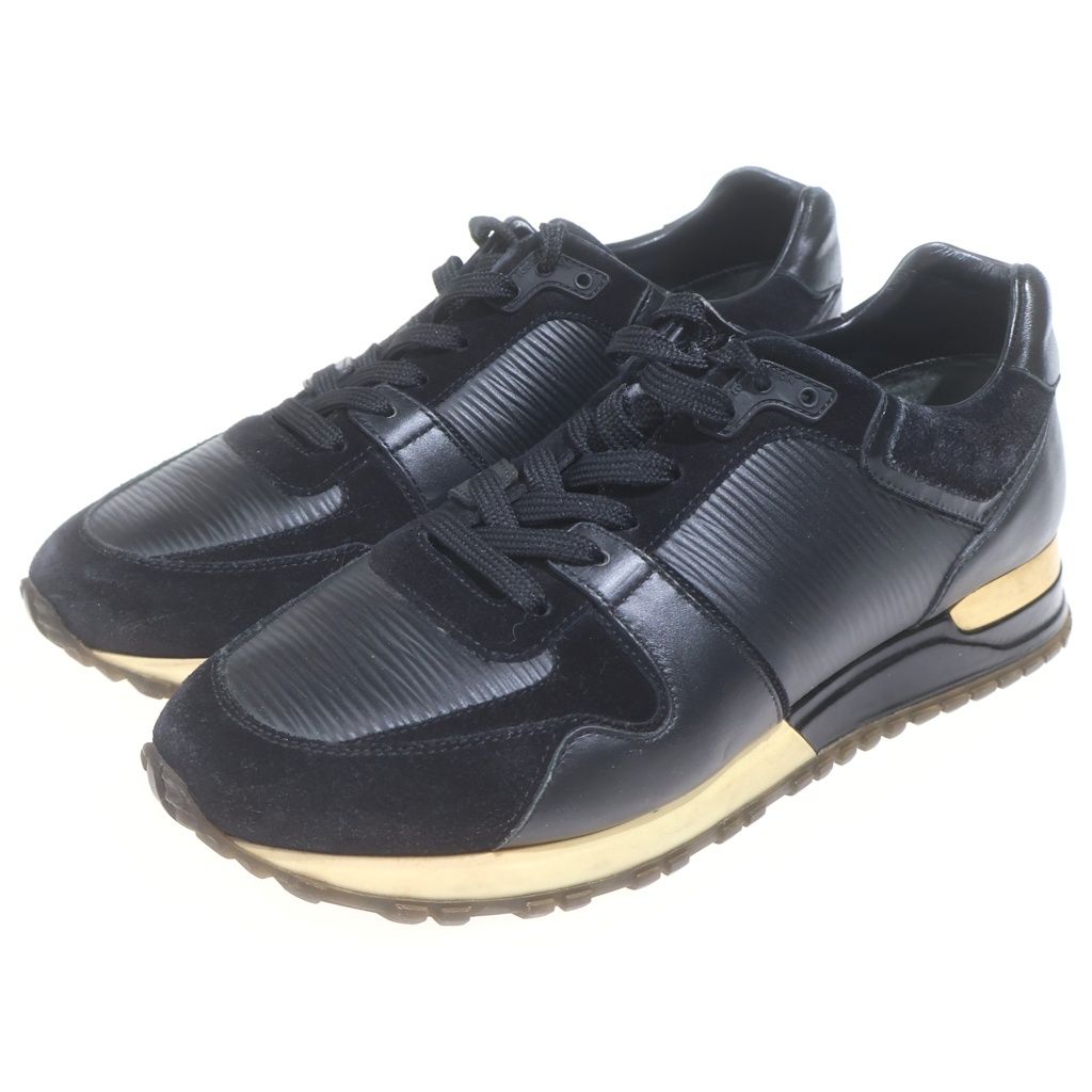 Louis Vuitton Damier Leather suup Low Cut Shu Sneakers Black — view 2