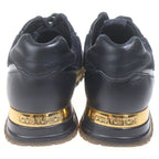 Louis Vuitton Damier Leather suup Low Cut Shu Sneakers Black — view 3
