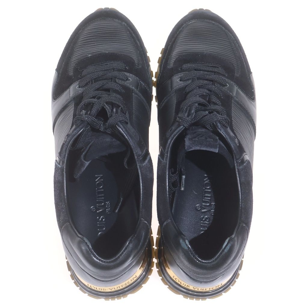 Louis Vuitton Damier Leather suup Low Cut Shu Sneakers Black — view 4