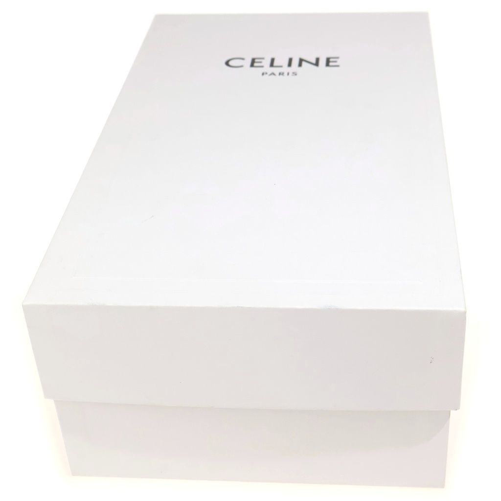 Celine Triomphe Leather Low Cut Shu Loafers Black — view 7