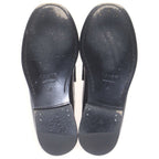Celine Triomphe Leather Low Cut Shu Loafers Black — view 5