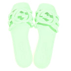 Gucci Interlocking Mule Sandals Shu Lightgreen — view 4