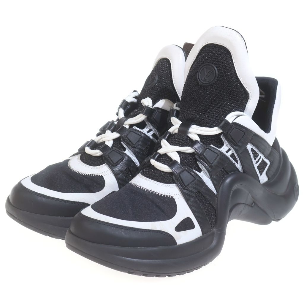 Louis Vuitton LV Archlight lightline Sneakers GO Black White — view 2