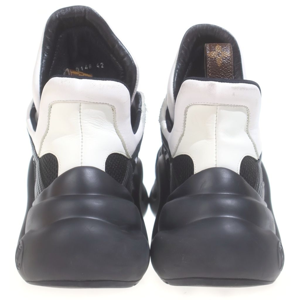 Louis Vuitton LV Archlight lightline Sneakers GO Black White — view 3
