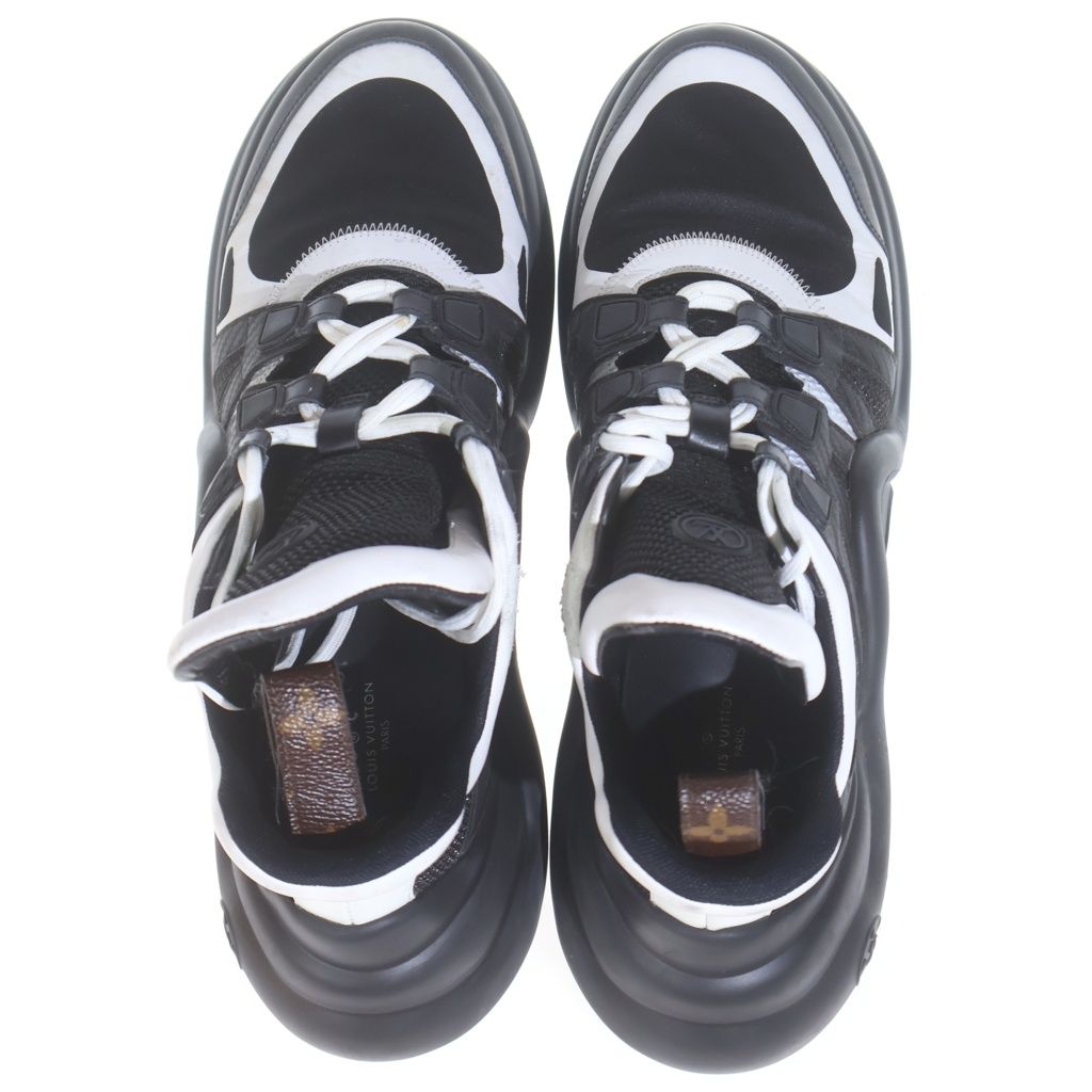 Louis Vuitton LV Archlight lightline Sneakers GO Black White — view 4