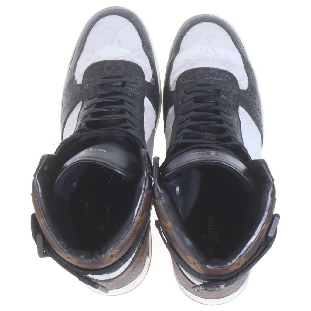 Louis Vuitton Rivoli Line Sneakers Black White — view 4