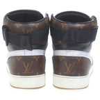 Louis Vuitton Rivoli Line Sneakers Black White — view 3