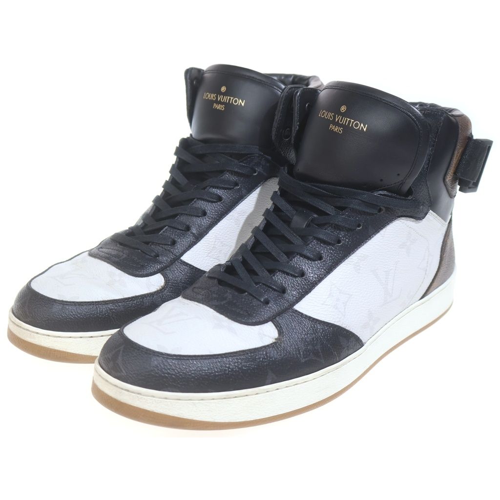 Louis Vuitton Rivoli Line Sneakers Black White — view 2