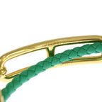 Hermes Roulis Double Tour Bracelet Green Gold — view 5