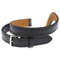 Hermes Bracelet Black Leather P XS