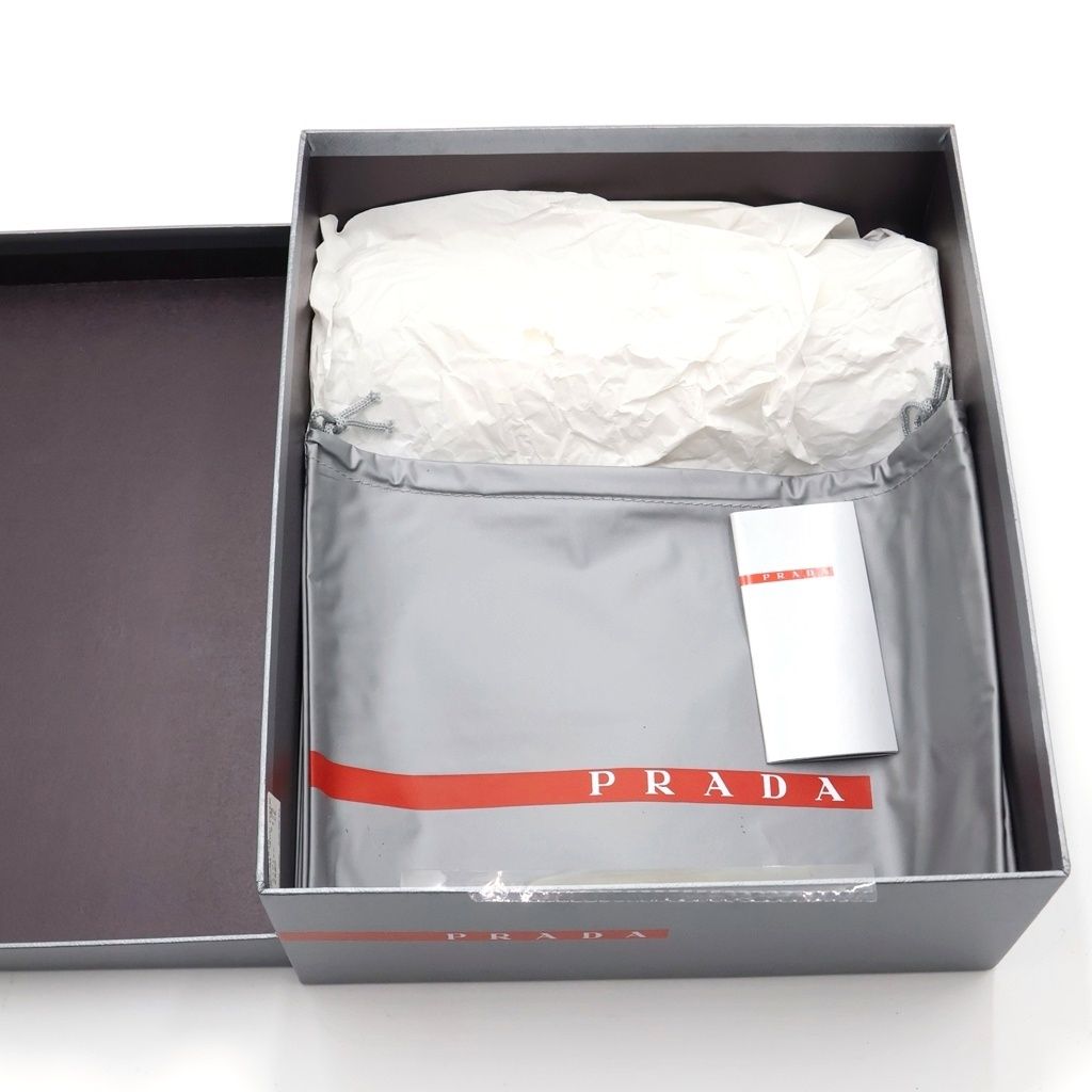 Prada Low Cut Sneakers Enamel Black — view 7