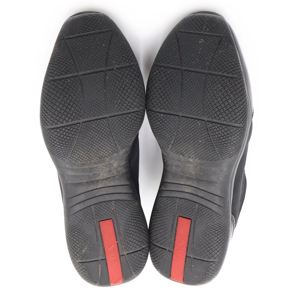 Prada Low Cut Sneakers Enamel Black — view 5
