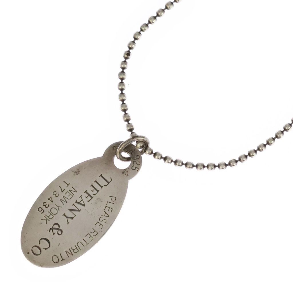 Tiffany & Co Return to chain Pendant Silver