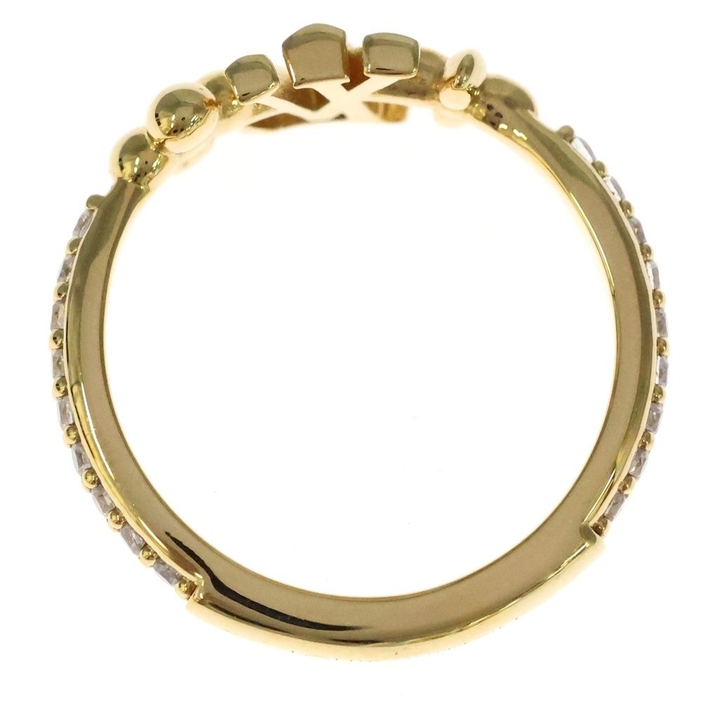 Louis Vuitton LV Eye Rhinestone Ring Gold — view 5